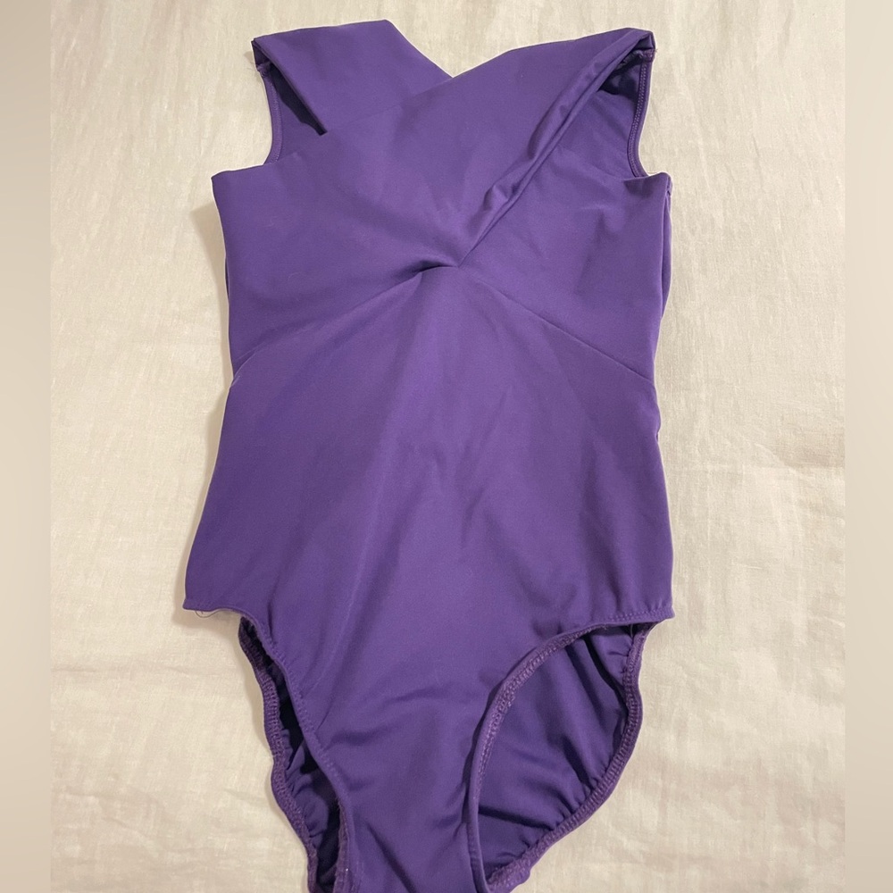 Five dancewear purple leotard